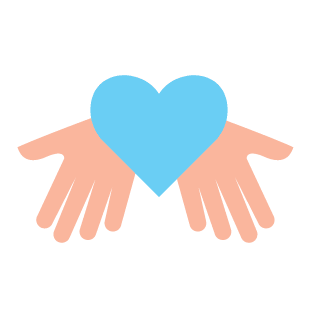 hands holding heart